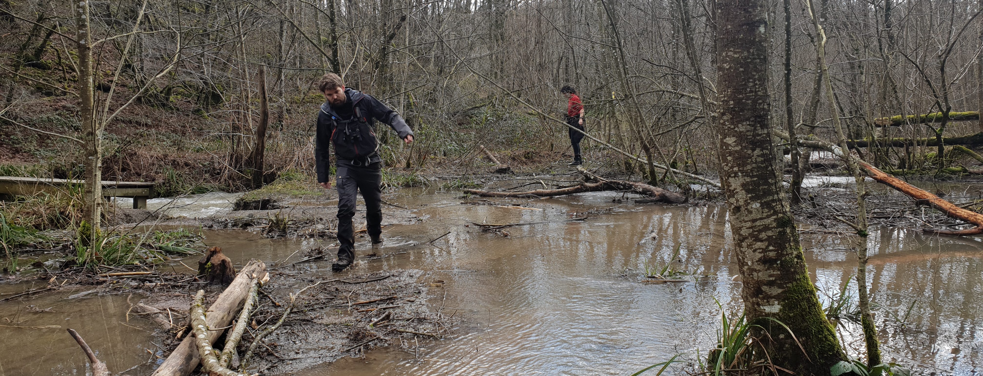Aline and Geert in Ardennes